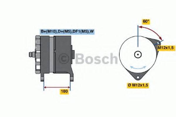 BOSCH 0120689544 Генератор