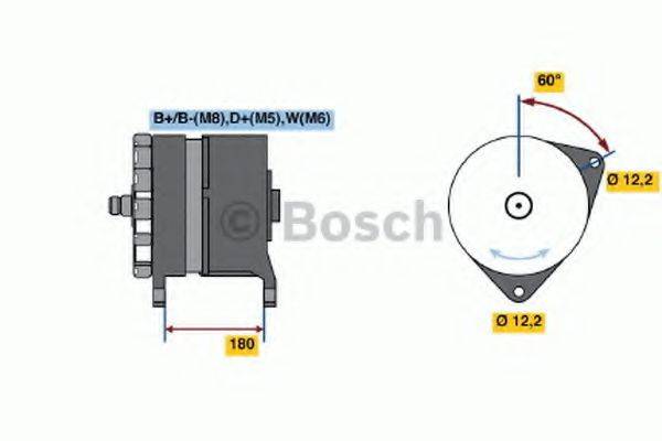 BOSCH 0120689546 Генератор