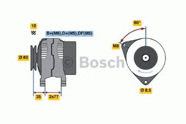 BOSCH 0123310055 Генератор