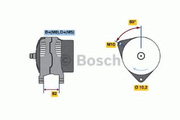 BOSCH 0123510088 Генератор