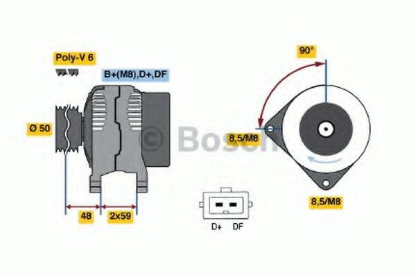 BOSCH 0123515014 Генератор