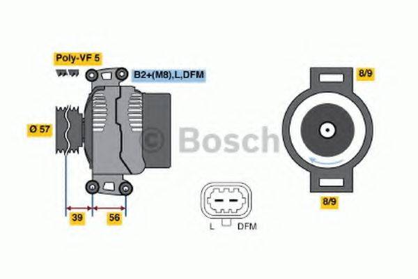 BOSCH 0124425040 Генератор