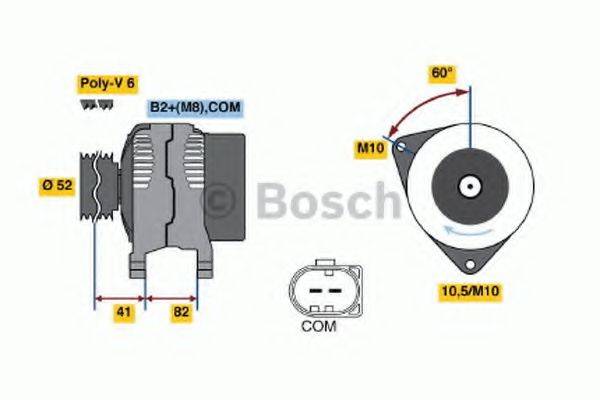 BOSCH 0986048090 Генератор