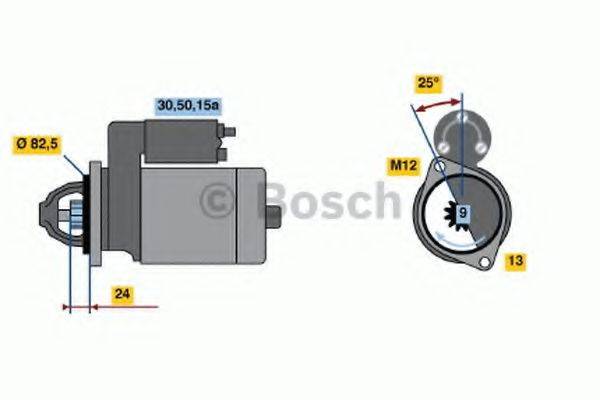 BOSCH 0986010110 Стартер