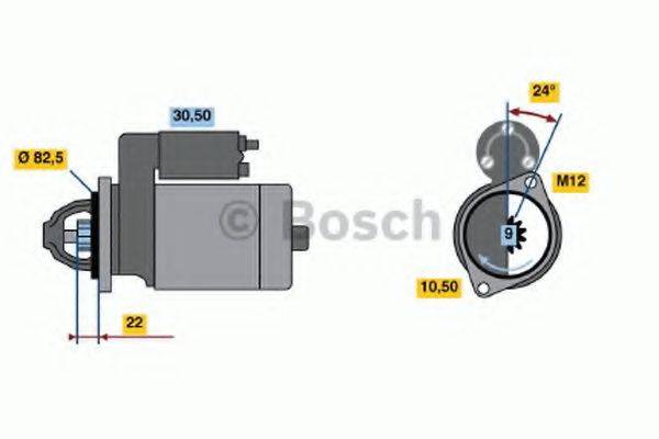 BOSCH 0986010930 Стартер