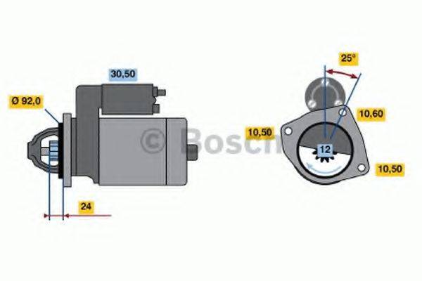 BOSCH 0986010950 Стартер