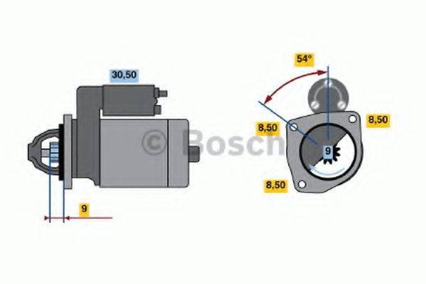 BOSCH 0986013210 Стартер