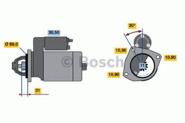 BOSCH 0986013720 Стартер