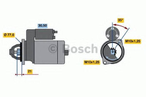 BOSCH 0986014171 Стартер