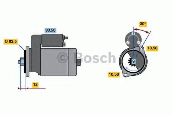 BOSCH 0986014231 Стартер