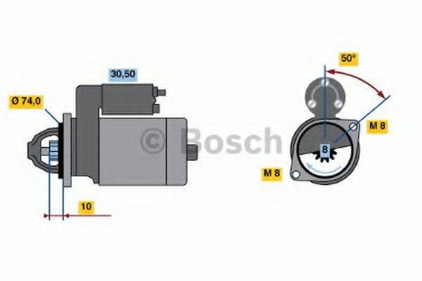 BOSCH 0986014371 Стартер