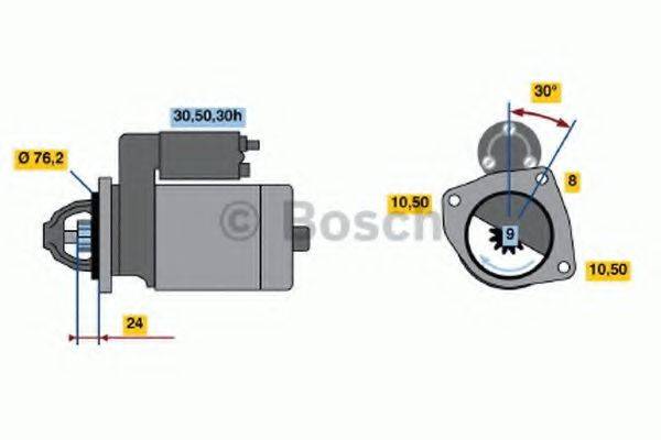 BOSCH 0986014900 Стартер