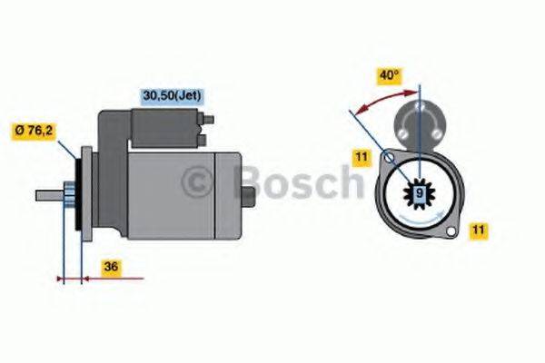 BOSCH 0986016290 Стартер