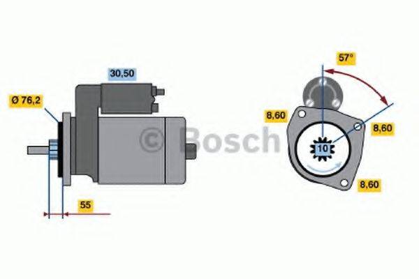 BOSCH 0986016340 Стартер