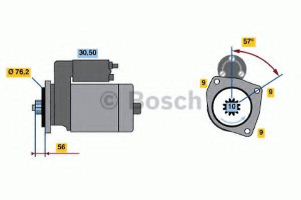 BOSCH 0986016990 Стартер