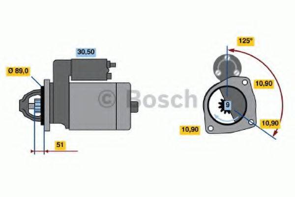 BOSCH 0986017240 Стартер