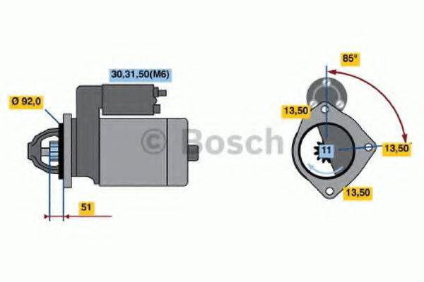 BOSCH 0986017320 Стартер