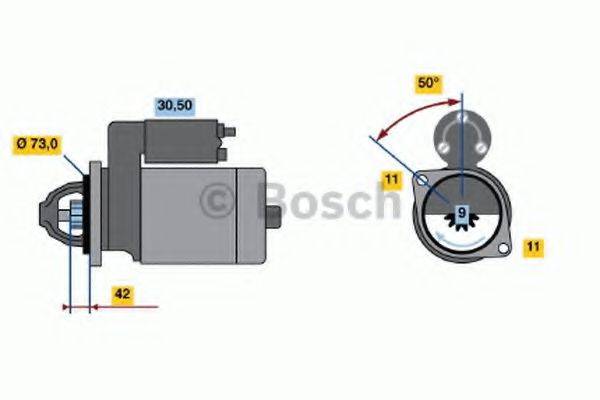 BOSCH 0986017440 Стартер