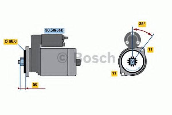 BOSCH 0986017450 Стартер