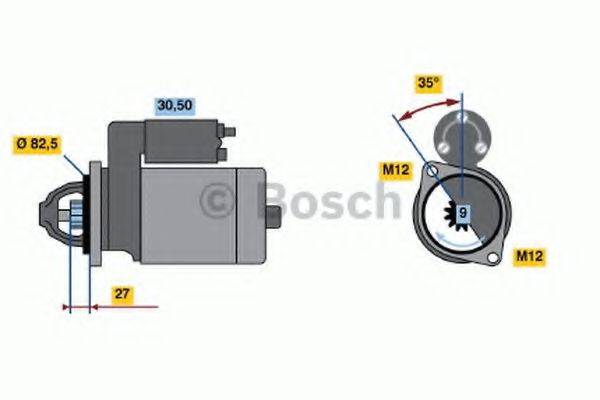 BOSCH 0986018250 Стартер