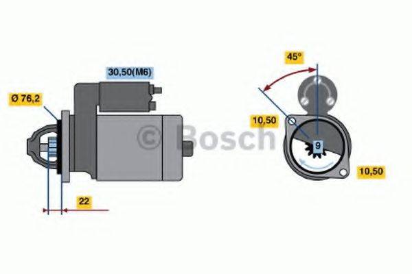 BOSCH 0986018440 Стартер