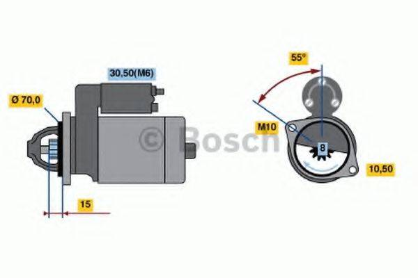 BOSCH 0986018630 Стартер