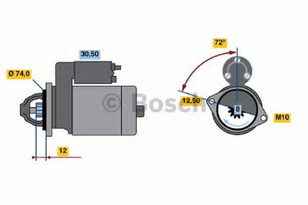 BOSCH 0986019370 Стартер