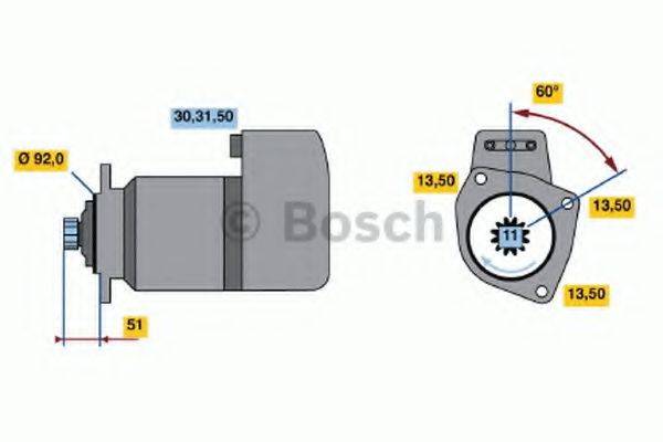 BOSCH 0986019620 Стартер