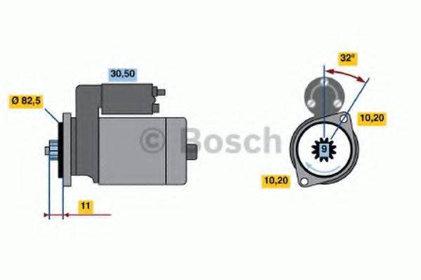 BOSCH 0986020681 Стартер