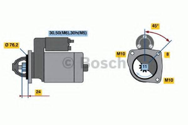 BOSCH 0986022581 Стартер