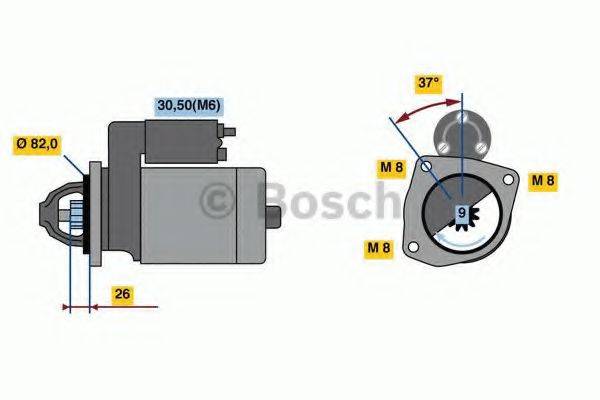 BOSCH 0986023120 Стартер