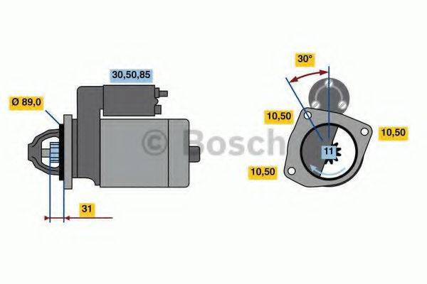 BOSCH 0986023200 Стартер