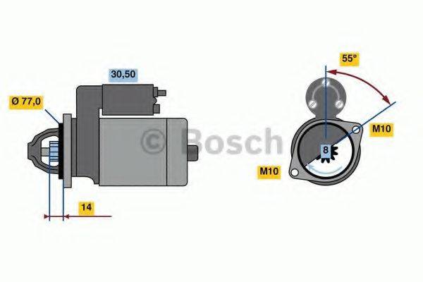 BOSCH 0986023630 Стартер