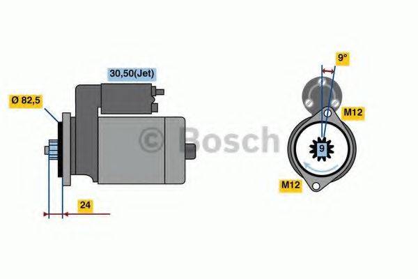 BOSCH 0986023800 Стартер