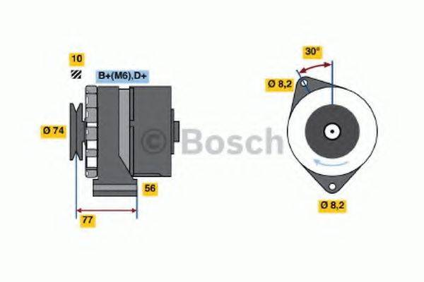 BOSCH 0986030690 Генератор