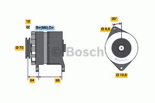 BOSCH 0986030990 Генератор