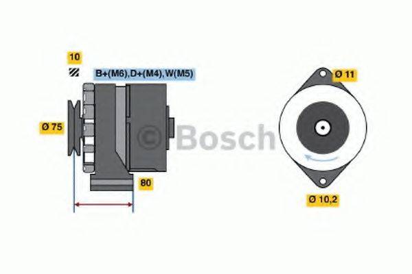 BOSCH 0986031370 Генератор