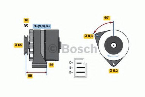 BOSCH 0986031530 Генератор