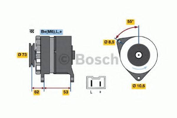 BOSCH 0986032241 Генератор