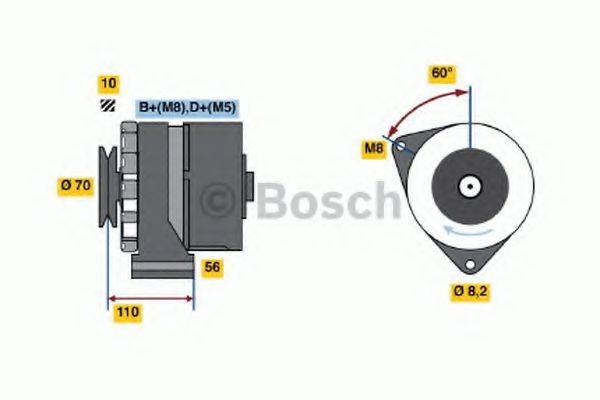 BOSCH 0986034150 Генератор