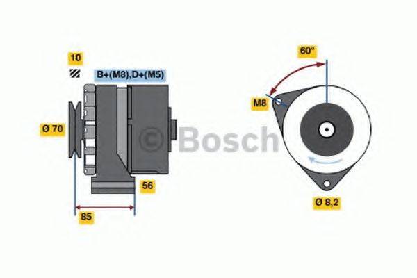 BOSCH 0986034160 Генератор