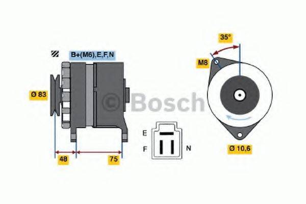 BOSCH 0986034341 Генератор