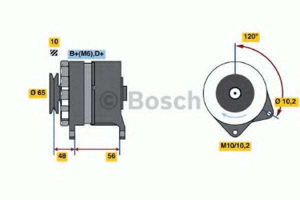 BOSCH 0986034490 Генератор