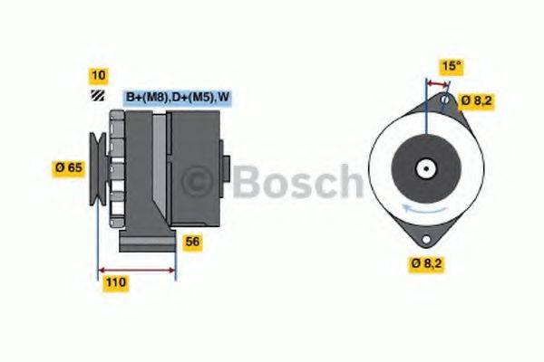 BOSCH 0986034560 Генератор