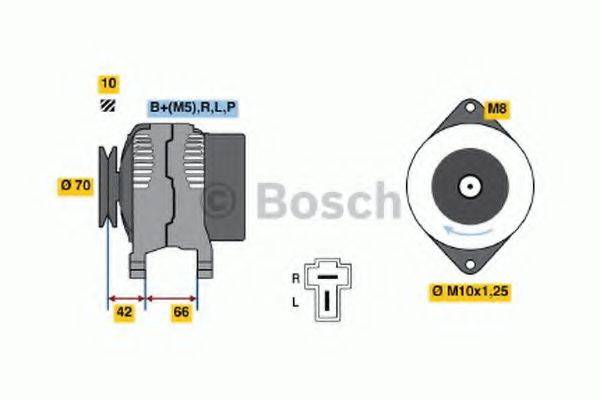 BOSCH 0986035791 Генератор