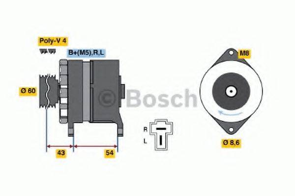 BOSCH 0986036441 Генератор