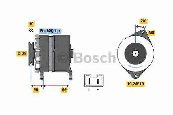 BOSCH 0986037321 Генератор