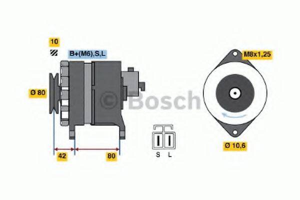 BOSCH 0986038930 Генератор