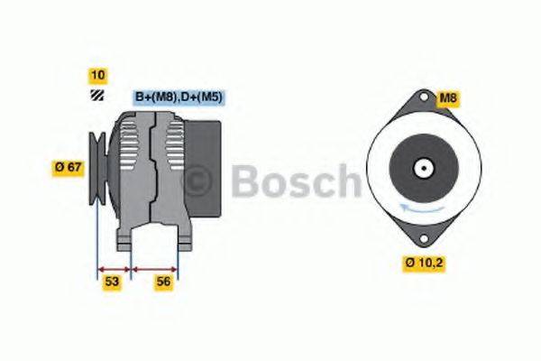 BOSCH 0123100002 Генератор