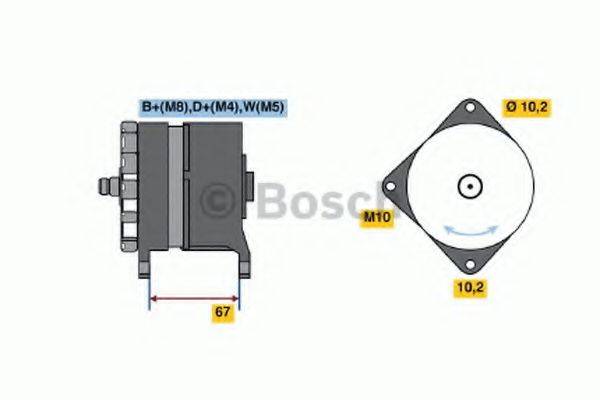 BOSCH 0120468131 Генератор